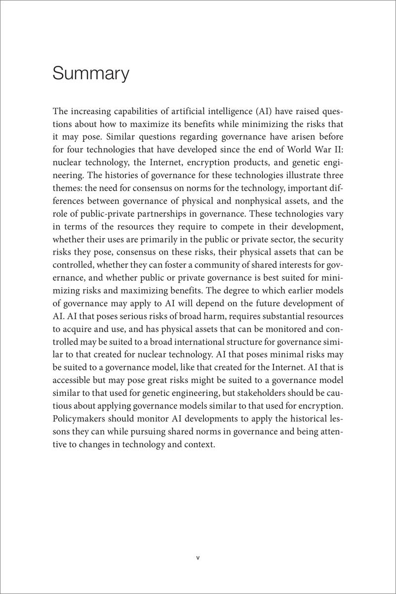 《Rand兰德_2024可以为人工智能治理提供信息的历史类比报告_英文版_》 - 第5页预览图