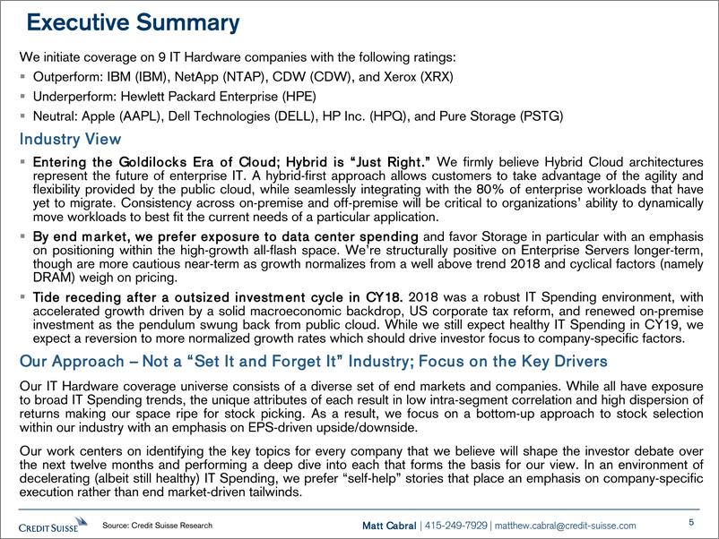 《瑞信-美股-IT硬件行业-IT硬件：进入云的刚刚好时代-2019.4.11-95页》 - 第6页预览图