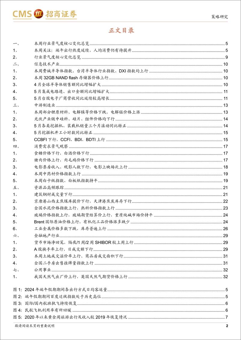 《行业景气观察：端午假期出行消费延续量增趋势，5月集成电路进出口金额同比增幅扩大-240612-招商证券-33页》 - 第2页预览图