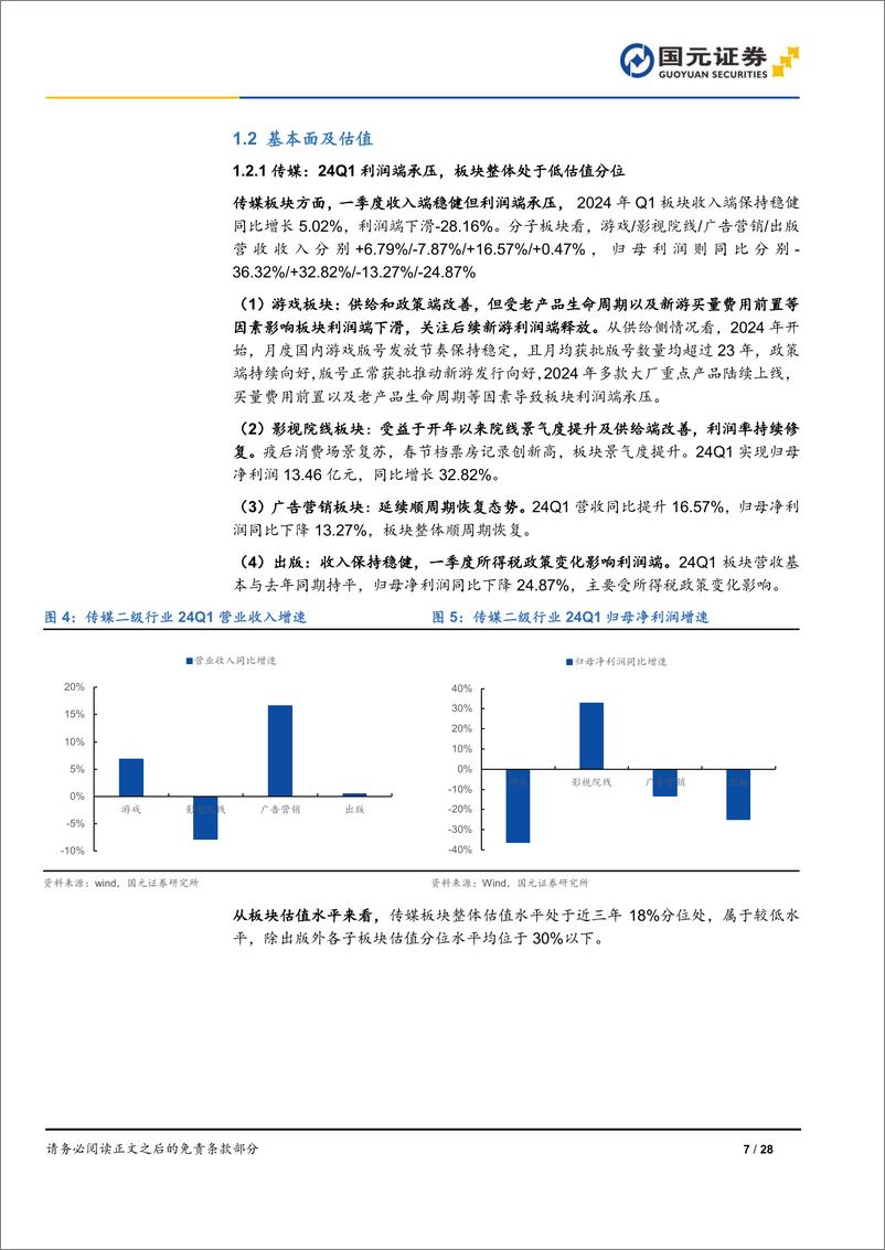 《2024年传媒及新消费行业半年度策略：消费渐进复苏，传媒内容技术双驱动-240703-国元证券-28页》 - 第7页预览图