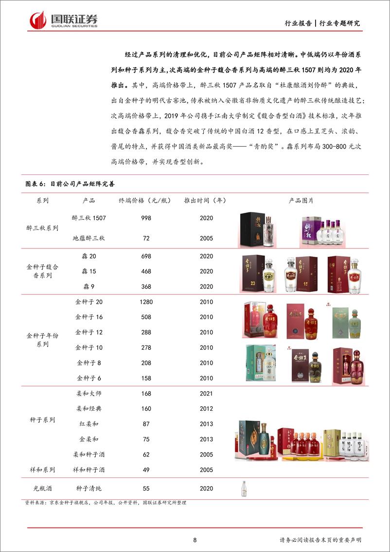 《食品饮料行业白酒专题报告：国企改革视角看华润助力金种子酒破局》 - 第8页预览图