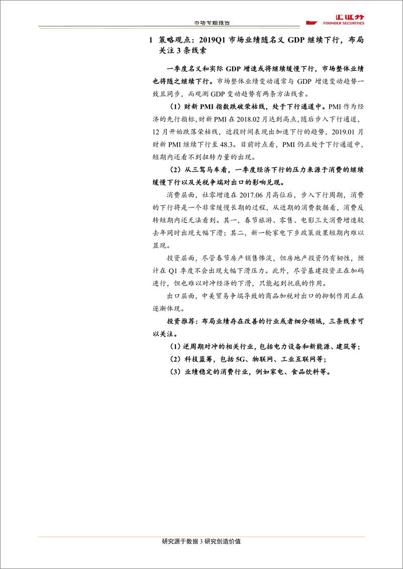 《市场专题报告：2019Q1业绩前瞻及关注点-20190217-方正证券-19页》 - 第4页预览图