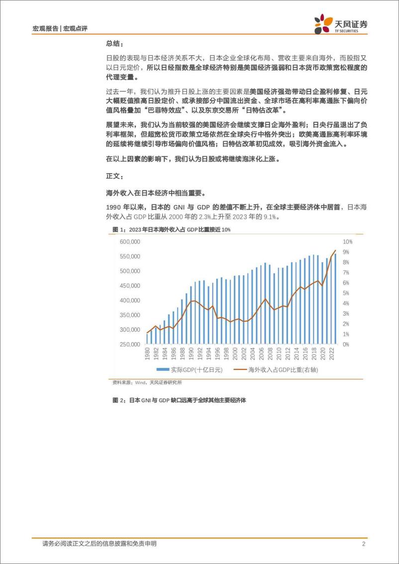 《宏观点评：日股，进退？-240331-天风证券-10页》 - 第2页预览图