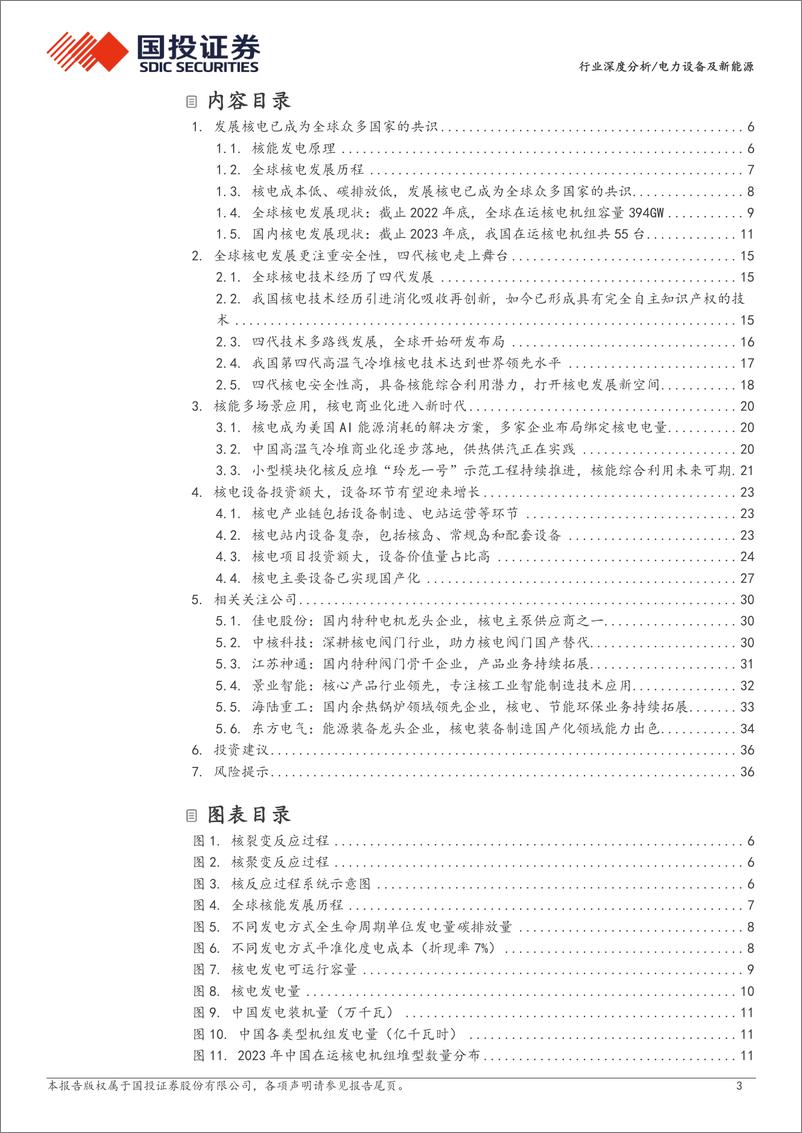 《国投证券-电力设备及新能源行业深度分析：核电景气度持续提升，三代四代核电技术打开设备新空间》 - 第3页预览图