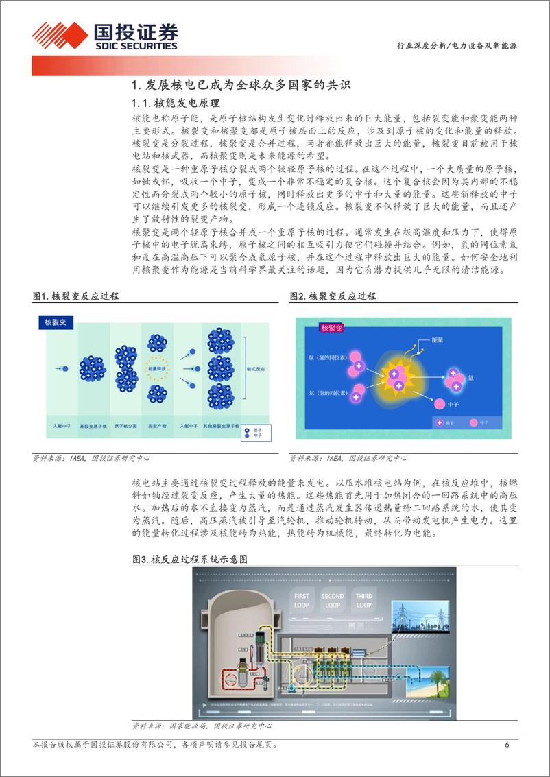 《国投证券-电力设备及新能源行业深度分析：核电景气度持续提升，三代四代核电技术打开设备新空间》 - 第6页预览图