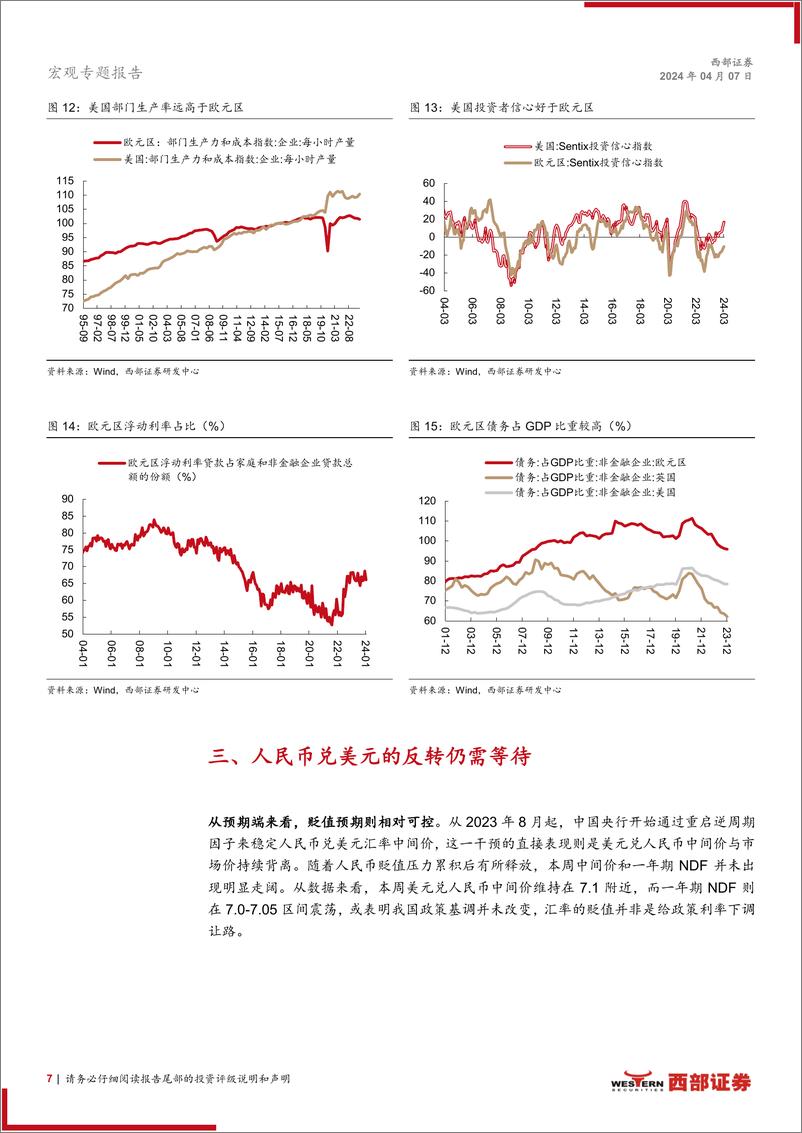 《大类资产观察系列：美元被动抬升将有所延续-240407-西部证券-10页》 - 第7页预览图