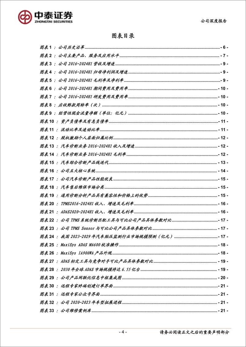 《道通科技(688208)汽车智能诊断龙头，充电桩出海打开第二成长曲线-240909-中泰证券-41页》 - 第4页预览图