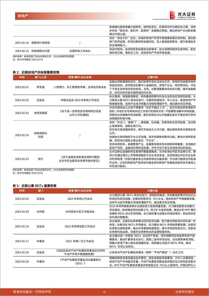 《房地产行业流动性及公募REITs跟踪报告（2023年2月）：需求侧按揭增量仍有限，供给侧民企融资略改善-20230312-光大证券-22页》 - 第7页预览图