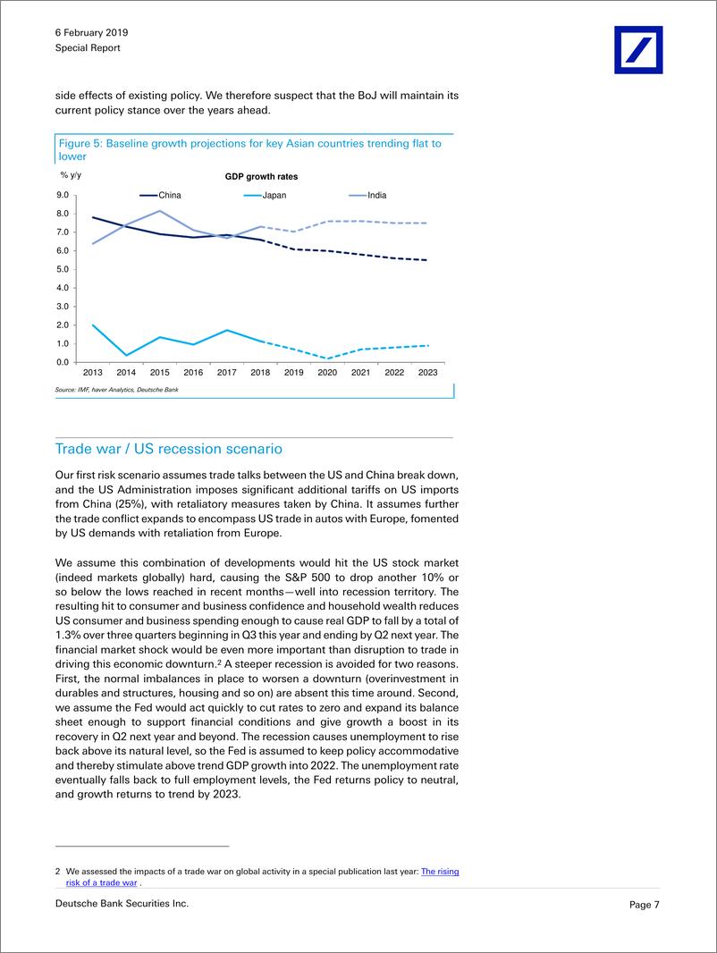 《德银-全球-宏观策略-如果相反的趋势加强，全球经济增长还能下降多少？-2019.2.6-23页》 - 第8页预览图