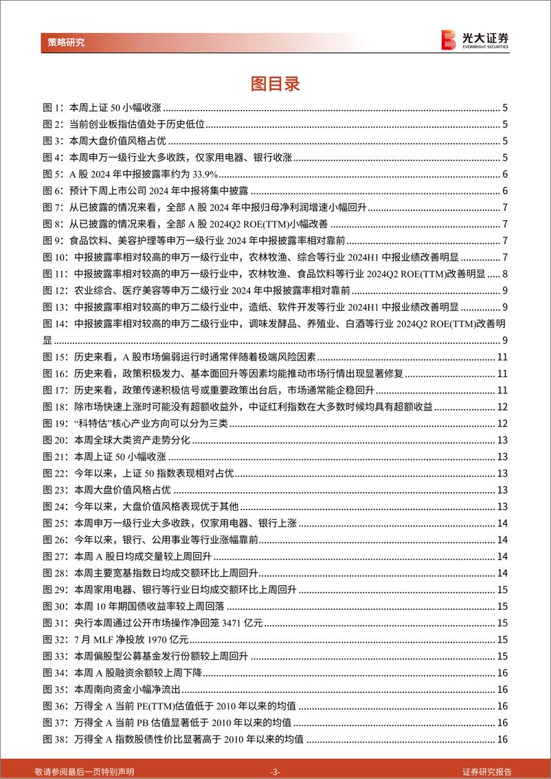 《策略周专题(2024年8月第3期)：哪些行业中报业绩正边际改善？-240826-光大证券-19页》 - 第3页预览图