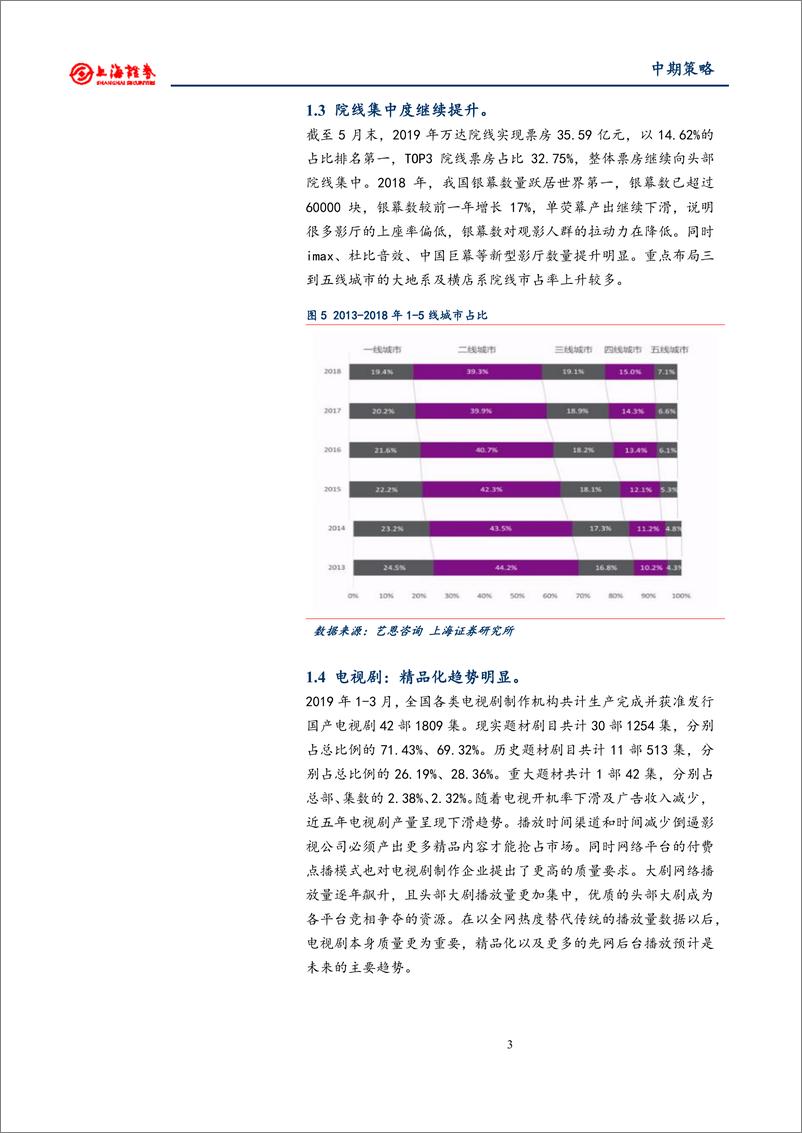 《2019年文化娱乐行业中期投资策略：聚焦细分行业龙头，把握游戏、影视机会-20190527-上海证券-23页》 - 第7页预览图