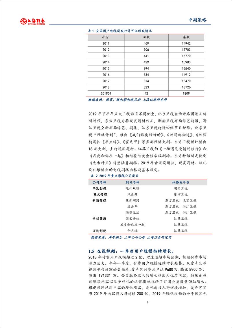 《2019年文化娱乐行业中期投资策略：聚焦细分行业龙头，把握游戏、影视机会-20190527-上海证券-23页》 - 第8页预览图