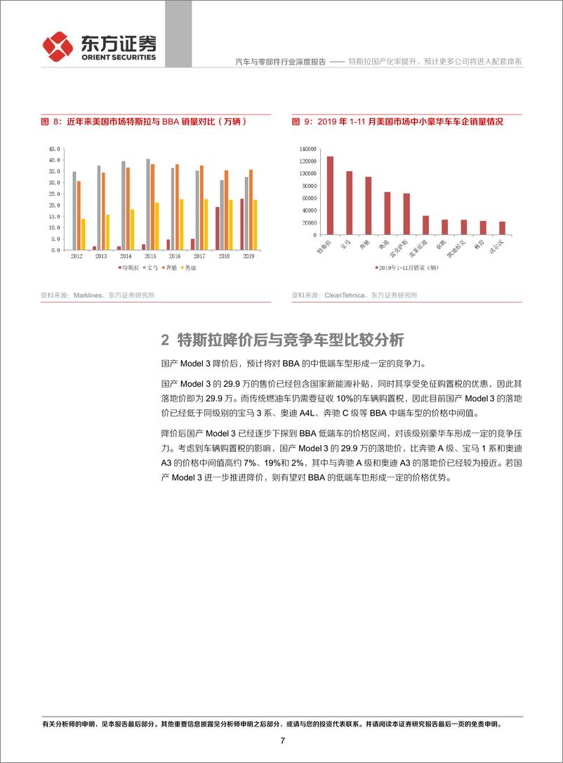 《汽车与零部件行业深度报告：特斯拉产业链系列报告之二，特斯拉国产化率提升，预计更多公司将进入配套体系-20200106-东方证券-18页》 - 第8页预览图