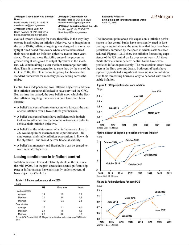 《J.P. 摩根-全球-宏观策略-生活在后通胀为目标的世界-2019.4.30-21页》 - 第5页预览图