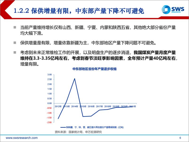 《2022年春季煤炭行业投资策略：国内短期“保供”难改行业长期供给紧张格局，滞胀危机强化能源投资确定性-20220322-申万宏源-40页》 - 第7页预览图