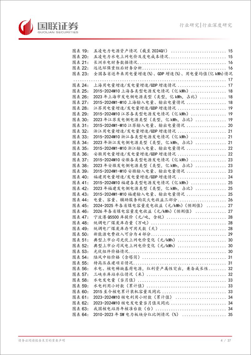 《电力行业2025年度投资策略：从并购重组与区域差异化中寻求新机遇-241229-国联证券-38页》 - 第5页预览图