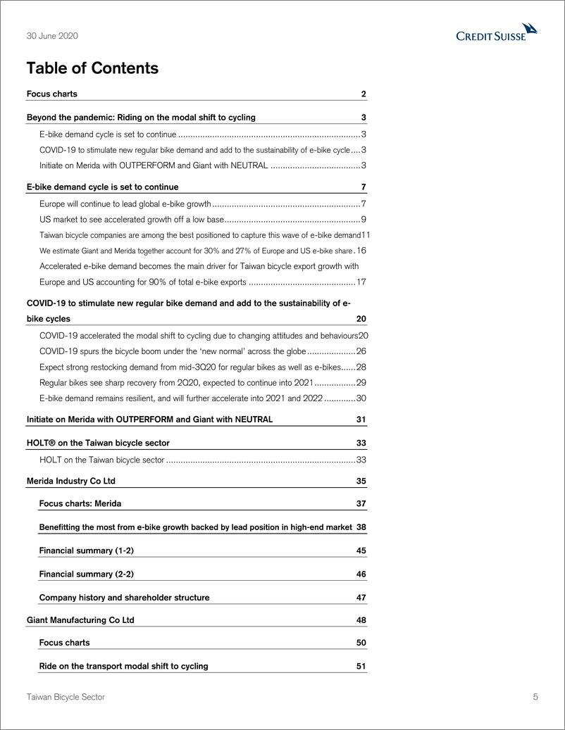 《瑞信-亚太地区-自行车行业-台湾自行车行业：超越大流行——自行车骑行的模式转变-2020.6.30-62页》 - 第6页预览图