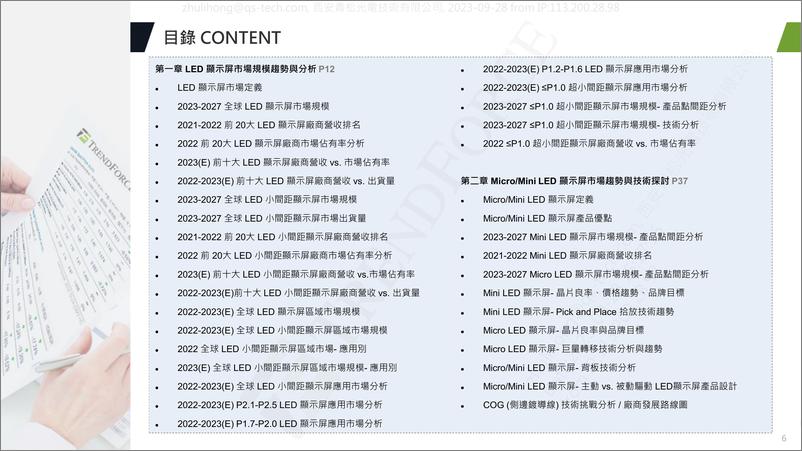 《TrendForce+2024+全球+LED+顯示屏市場展望與價格成本分析-243页》 - 第5页预览图