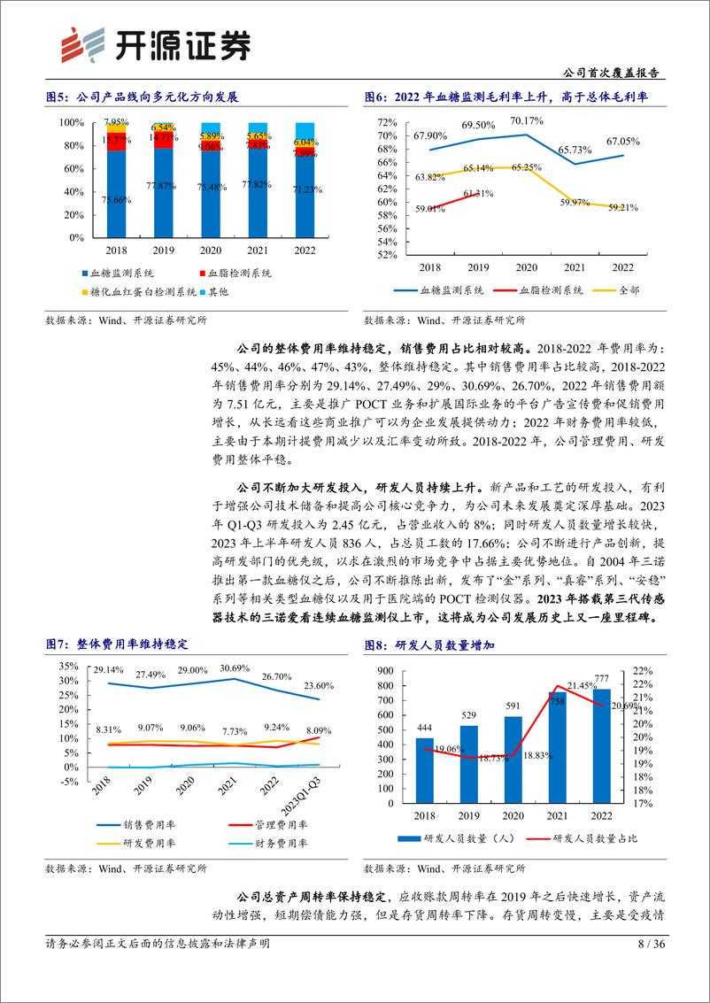 《开源证券-三诺生物-300298-公司首次覆盖报告：血糖监测龙头强势登陆CGM市场，POCT业务延伸打造平台型公司》 - 第8页预览图