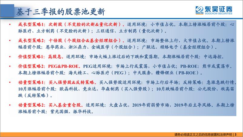 《东吴策略·掘金组合月报：基于三季报的股票池更新-20221104-东吴证券-42页》 - 第4页预览图