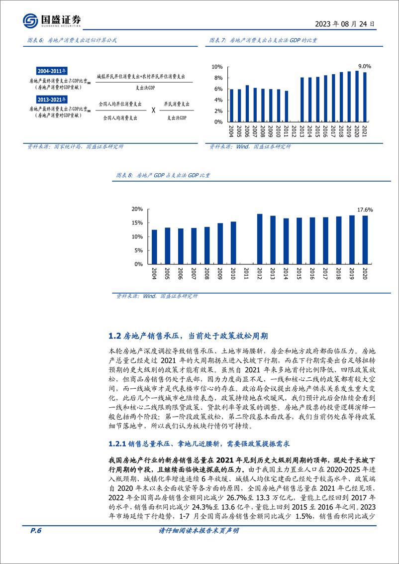 《华夏中证全指房地产ETF投资价值分析：政策暖风频吹，竞争格局改善-20230824-国盛证券-19页》 - 第7页预览图