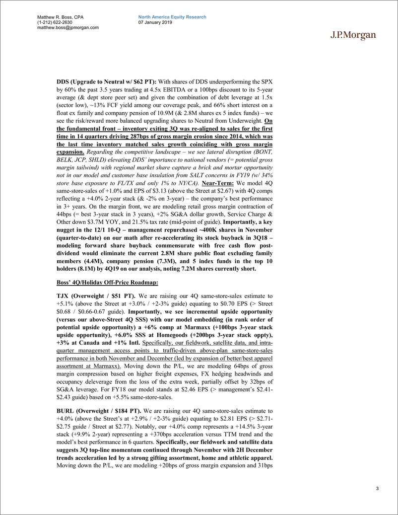 《J.P. 摩根-美股-零售行业-美国百货商店与低价零售市场分析-2019.1.7-24页》 - 第4页预览图