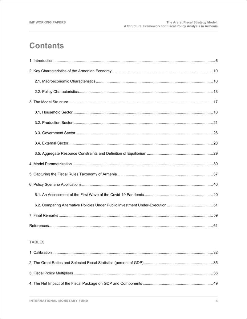 《IMF-Ararat财政战略模型：亚美尼亚财政政策分析的结构框架（英）-2022.6-64页》 - 第5页预览图