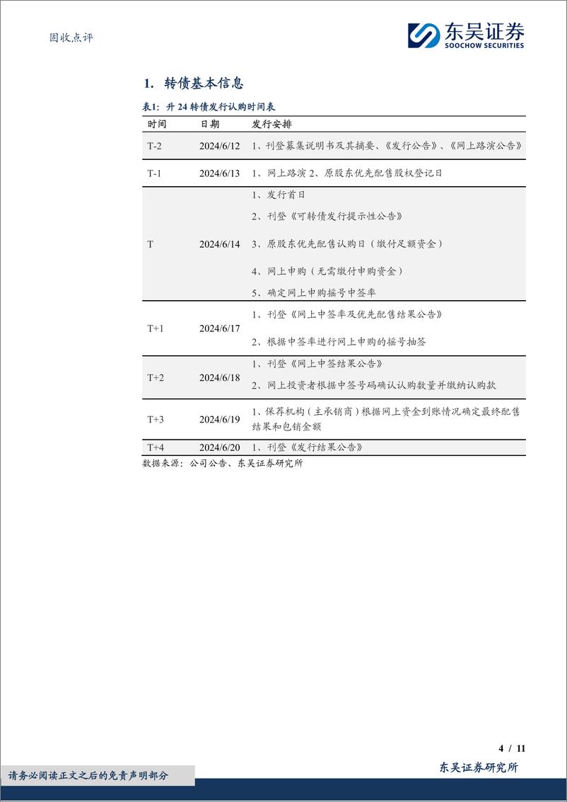 《固收点评：升24转债，新能源轻量化领域领跑者-240618-东吴证券-11页》 - 第4页预览图