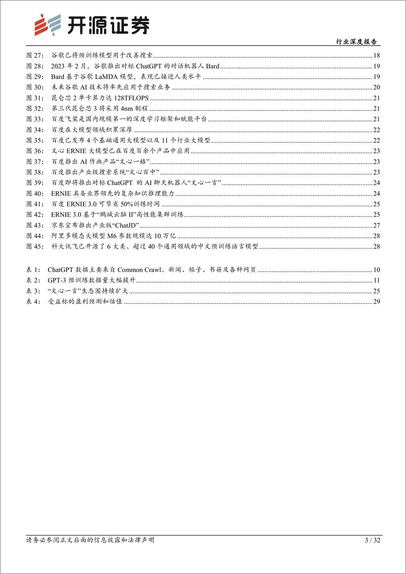 《计算机行业深度报告：ChatGPT不断突破，AI驶入快车道-20230222-开源证券-32页》 - 第4页预览图