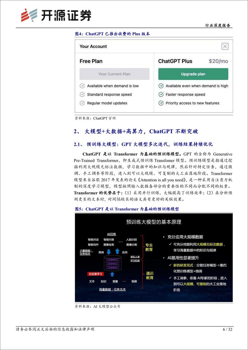 《计算机行业深度报告：ChatGPT不断突破，AI驶入快车道-20230222-开源证券-32页》 - 第7页预览图