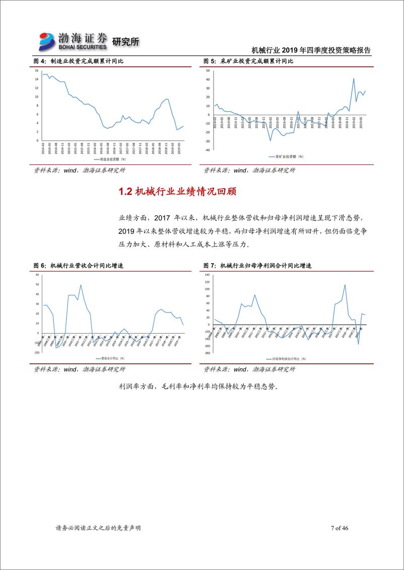 《机械行业2019年四季度投资策略报告：重点关注轨交、工程机械和停车设施等相关领域-20190912-渤海证券-46页》 - 第8页预览图