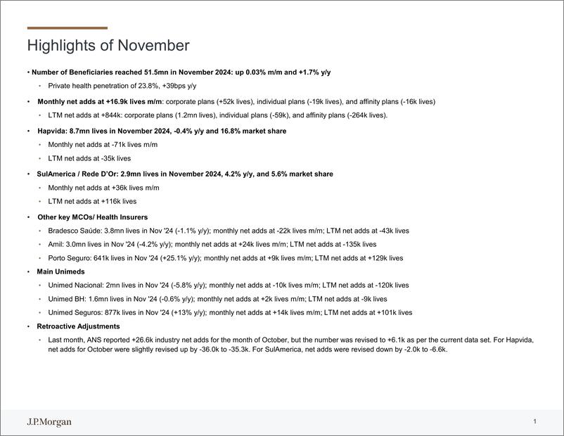 《JPMorgan-Brazil Healthcare November Private Health Beneficiaries Base-112598864》 - 第2页预览图