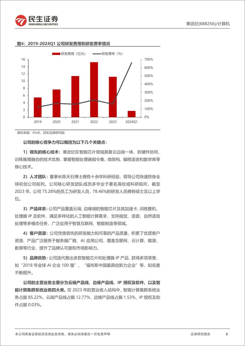 《寒武纪-688256.SH-首次覆盖报告：预期差较大的国产AI芯片引领者-20240522-民生证券-23页》 - 第5页预览图