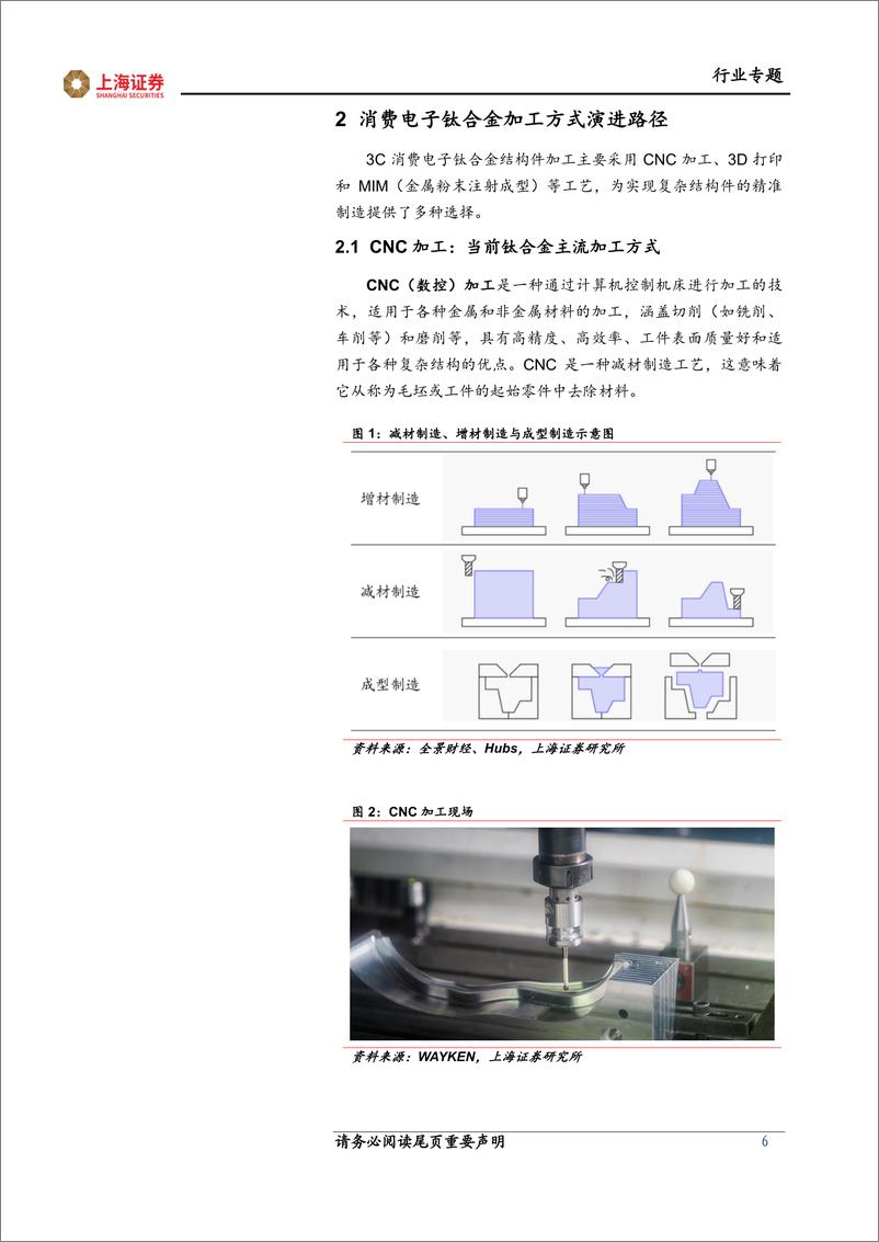 《电子行业专题：新需求、新方案_从加工方式演进路径看消费电子钛合金投资机会-240909-上海证券-17页》 - 第6页预览图