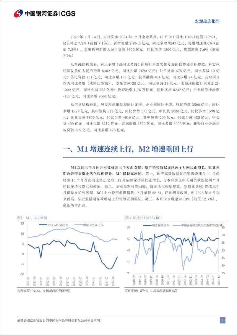 《2024年12月金融数据和国新办新闻发布会解读：数据与会议的增量信息-250114-银河证券-10页》 - 第3页预览图