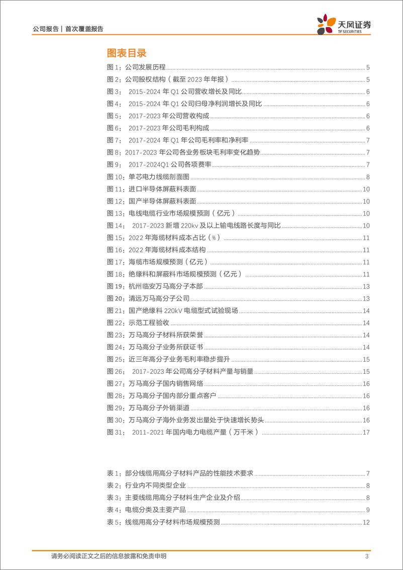 《天风证券-万马股份-002276-线缆＋高分子料龙头，一体化铸就中长期成本优势》 - 第3页预览图