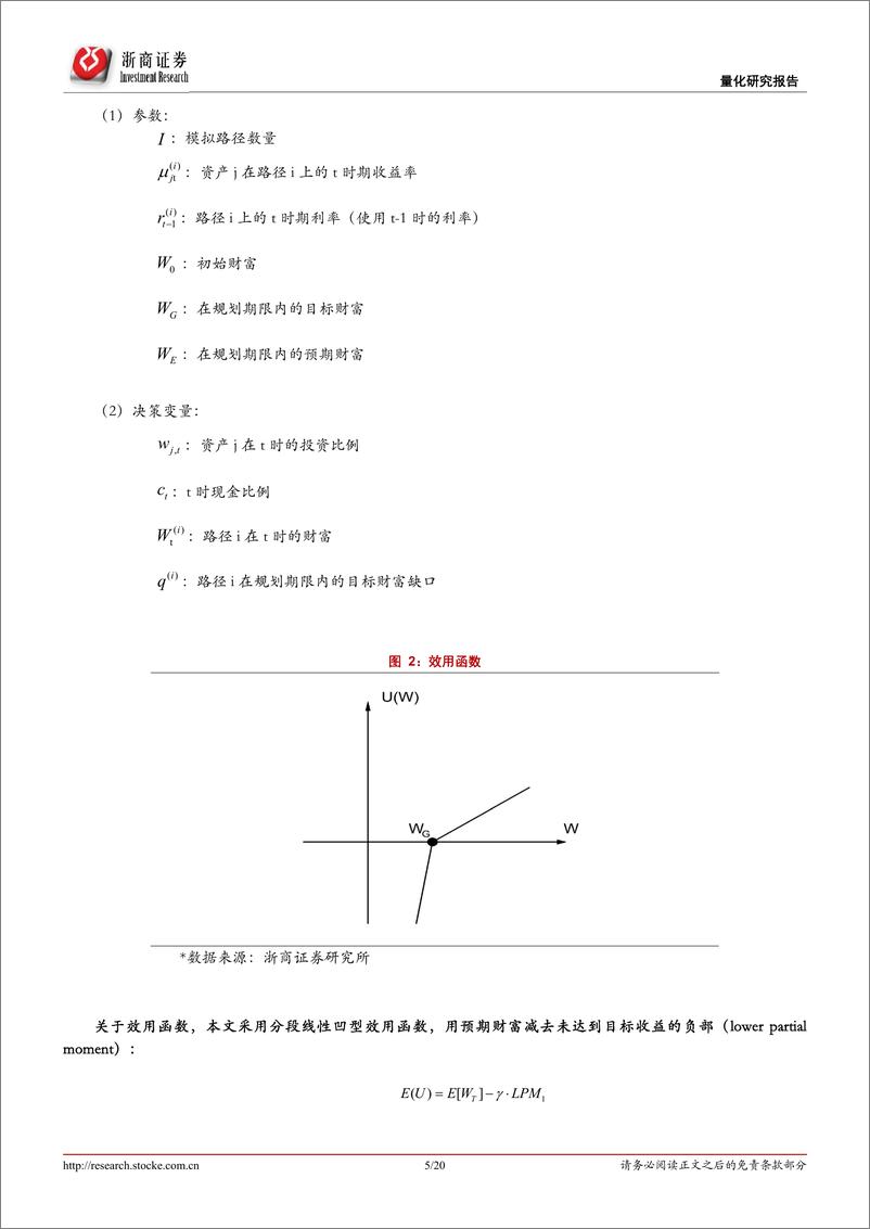 《浙商证2018113浙商证券资产配置系列目标日期基金动态资产配置策略：离散时间下随机最优控制方法》 - 第5页预览图