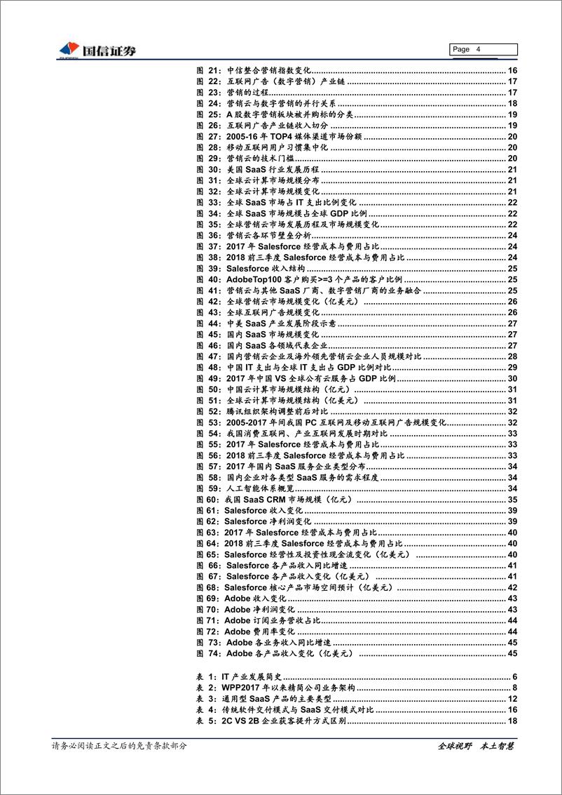 《营销云行业深度报告：从2c到2b，技术引领营销产业迈入新阶段-20190308-国信证券-47页》 - 第5页预览图