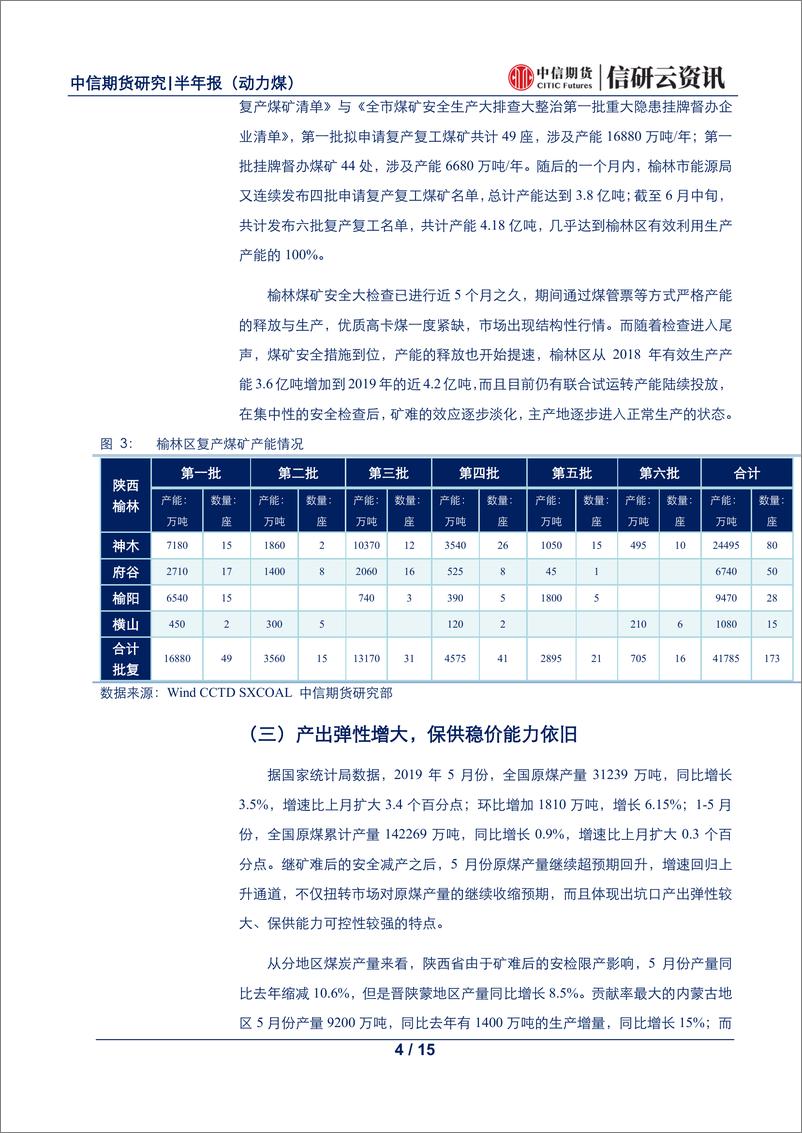 《黑色建材半年报（动力煤）：矿难效应逐步淡化，市场运行重归宽松-20190701-中信期货-15页》 - 第5页预览图