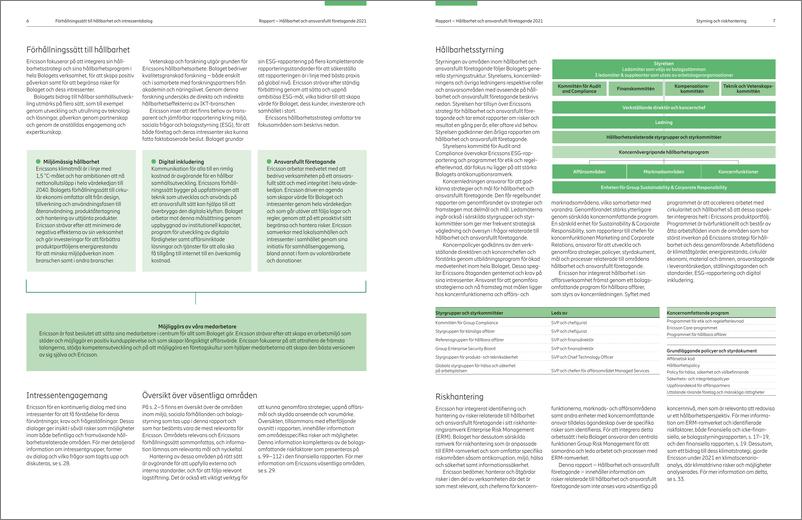 爱立信发布2021年《可持续与企业责任报告》瑞典版-22页 - 第6页预览图