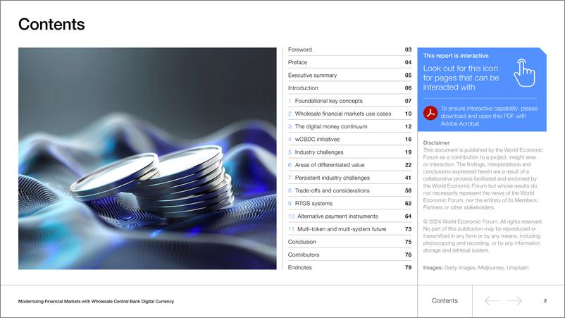 《世界经济论坛-用批发中央银行数字货币（wCBDC）实现金融市场现代化（英）-2024.4-83页》 - 第2页预览图