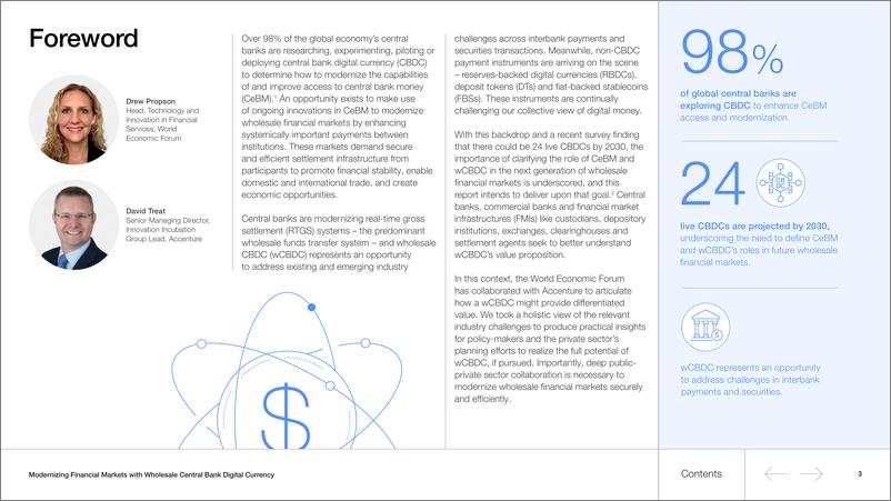 《世界经济论坛-用批发中央银行数字货币（wCBDC）实现金融市场现代化（英）-2024.4-83页》 - 第3页预览图
