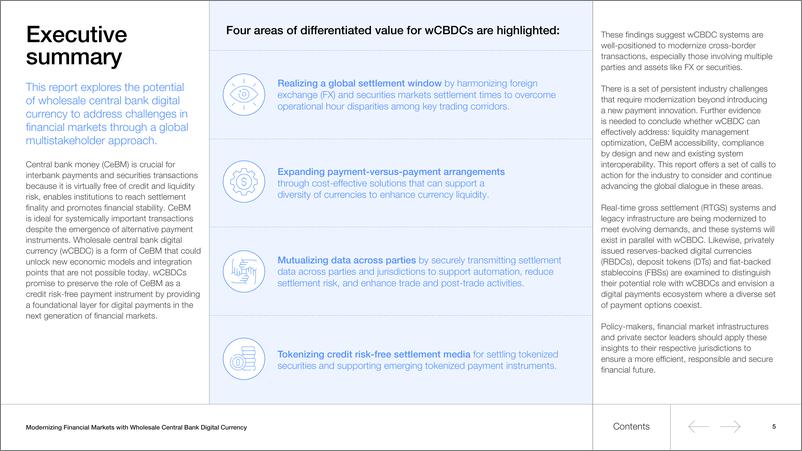 《世界经济论坛-用批发中央银行数字货币（wCBDC）实现金融市场现代化（英）-2024.4-83页》 - 第5页预览图