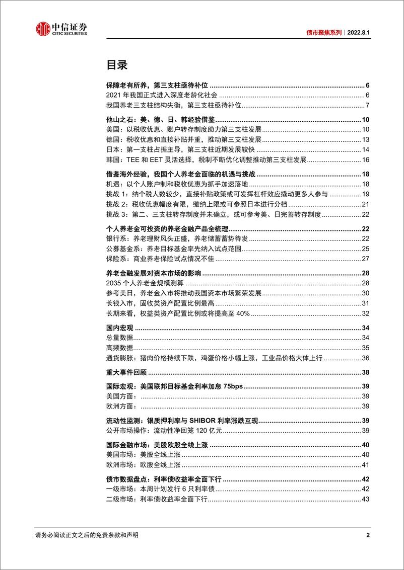 《债市聚焦系列：个人养老金为资本市场注入源头活水-20220801-中信证券-47页》 - 第2页预览图