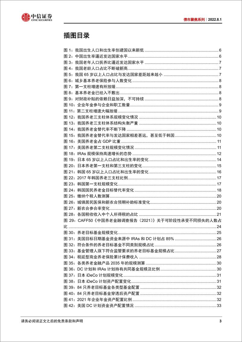 《债市聚焦系列：个人养老金为资本市场注入源头活水-20220801-中信证券-47页》 - 第3页预览图