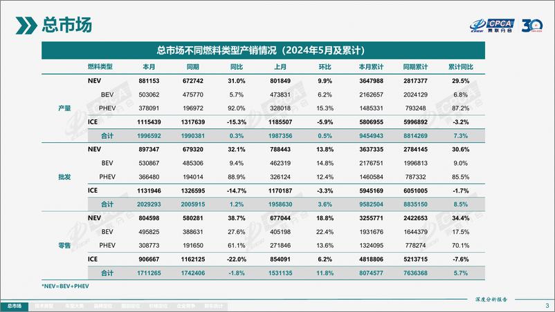 《2024年5月份全国新能源市场深度分析报告》 - 第3页预览图