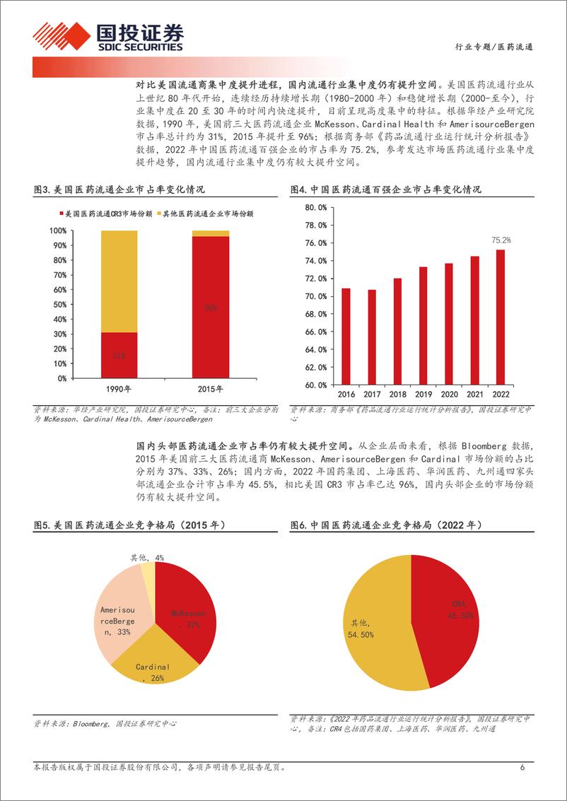 《医药流通行业专题：行业集中度持续提升，流通公司新业态蓬勃发展-240424-国投证券-25页》 - 第6页预览图