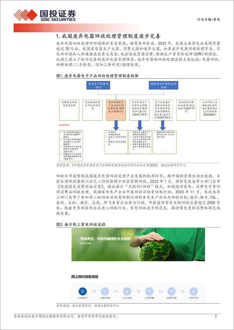 《家电行业专题：加大回收拆解资金支持，利好家电更新需求-240515-国投证券-15页》 - 第3页预览图