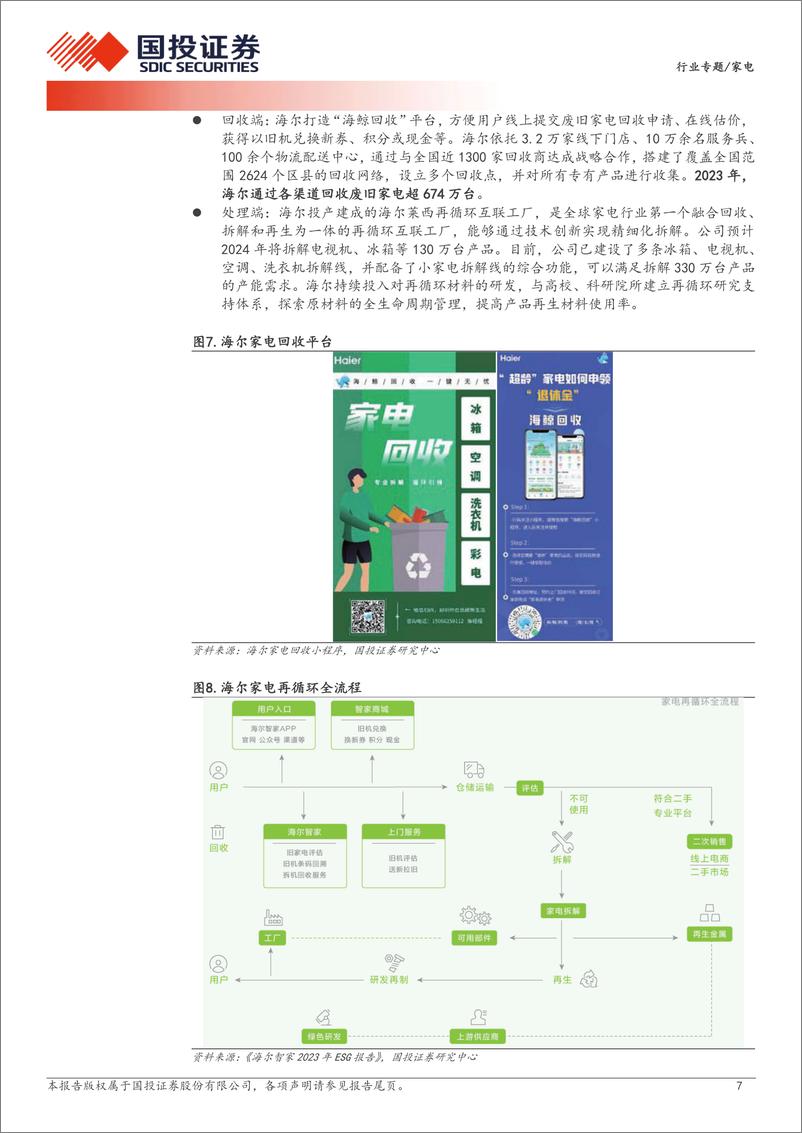 《家电行业专题：加大回收拆解资金支持，利好家电更新需求-240515-国投证券-15页》 - 第7页预览图