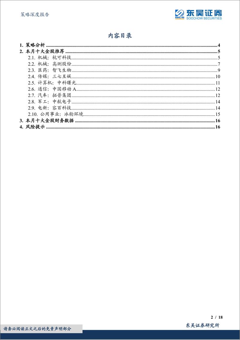 《策略深度报告：月度策略及金股组合，短期积极，关注拐点-20220401-东吴证券-18页》 - 第3页预览图